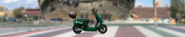 Felyx-scooter voor Depot Rotterdam